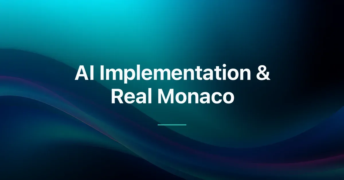 AI Implementation for Real Estate Companies in Monaco